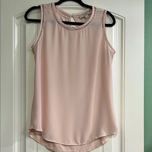LOFT Blush Sleeveless Blouse